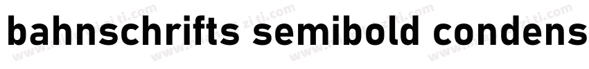 bahnschrifts semibold condensed字体转换